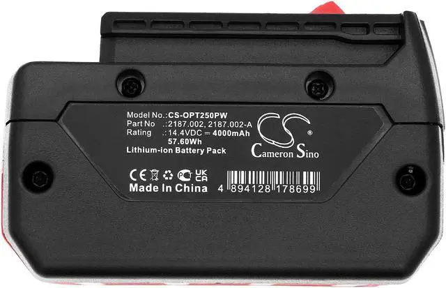 Alt view image 5 of 5 - Estry Battery Replacement for ORGAPACK OR-T120 OR-T250 ORT-250 H-2385-BATT 2187.002-A 2187.002
