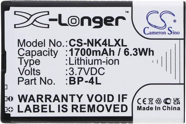 Alt view image 5 of 5 - Estry Battery Replacement for Vertu Constellation Quest BP-4LV