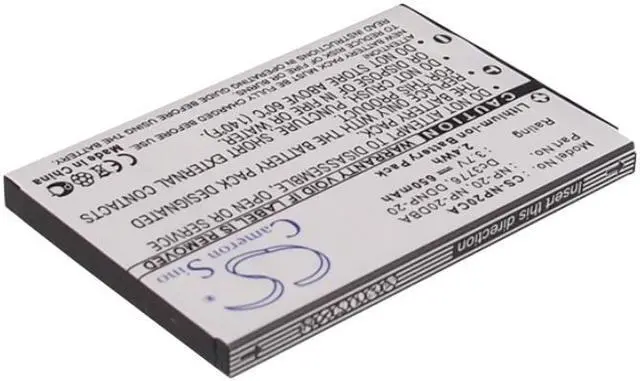 Alt view image 2 of 5 - Estry Battery Replacement for Exilim EX-Z6 Exilim Zoom EX-Z3 Exilim EX-S770 Exilim Card EX-S880RD Exilim EX-S600EO Exilim EX-S2 Exilim EX-S770BE Exilim Zoom EX-Z12 Exilim EX-S100WE NP-20 NP-20DBA