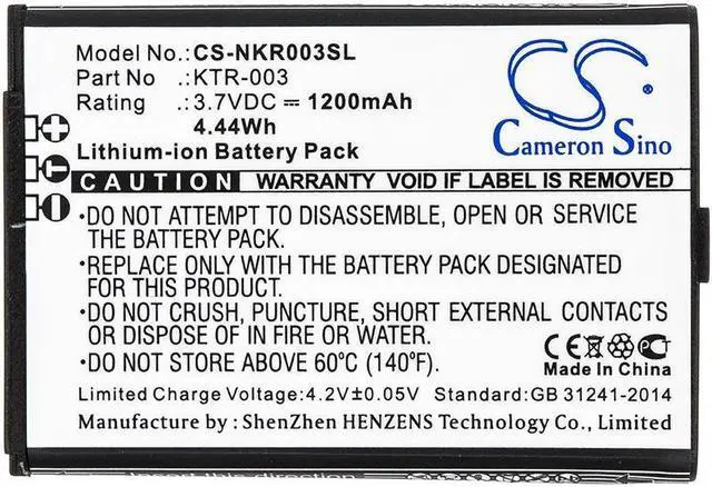 Alt view image 3 of 3 - Estry Battery Replacement for NIN New 3DS MWH710A01 NN3DS KTR-003