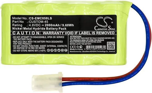 Alt view image 3 of 5 - Estry Battery Replacement for Lithonia OSA058SC Prescolite E2377-01-00 ELB4814N ENB048015 ELB4714N NIC0095 LV S W 1 R 120/277 EL N LV S 1 R 120/277 EL N UM 4X ELB0502N 5YB73 4PH56 ELB 4814N CUSTOM-45