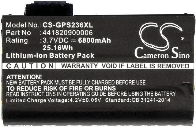 Alt view image 5 of 5 - Estry Battery Replacement for Sokkia SHC-336 SHC-236 60991
