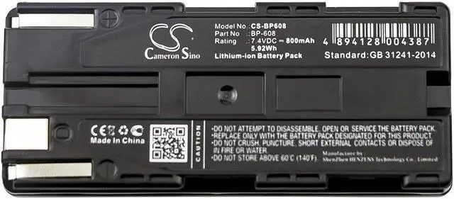 Alt view image 3 of 3 - Estry Battery Replacement for G45Hi UCV10 G10 V72 V520 FV1 BP-608A BP-608
