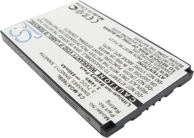 Alt view image 2 of 5 - Estry Battery Replacement for MotoroIa V262 i710 V551 i90c V540 SNN5704 SNN5717 SNN5683 SNN5683A