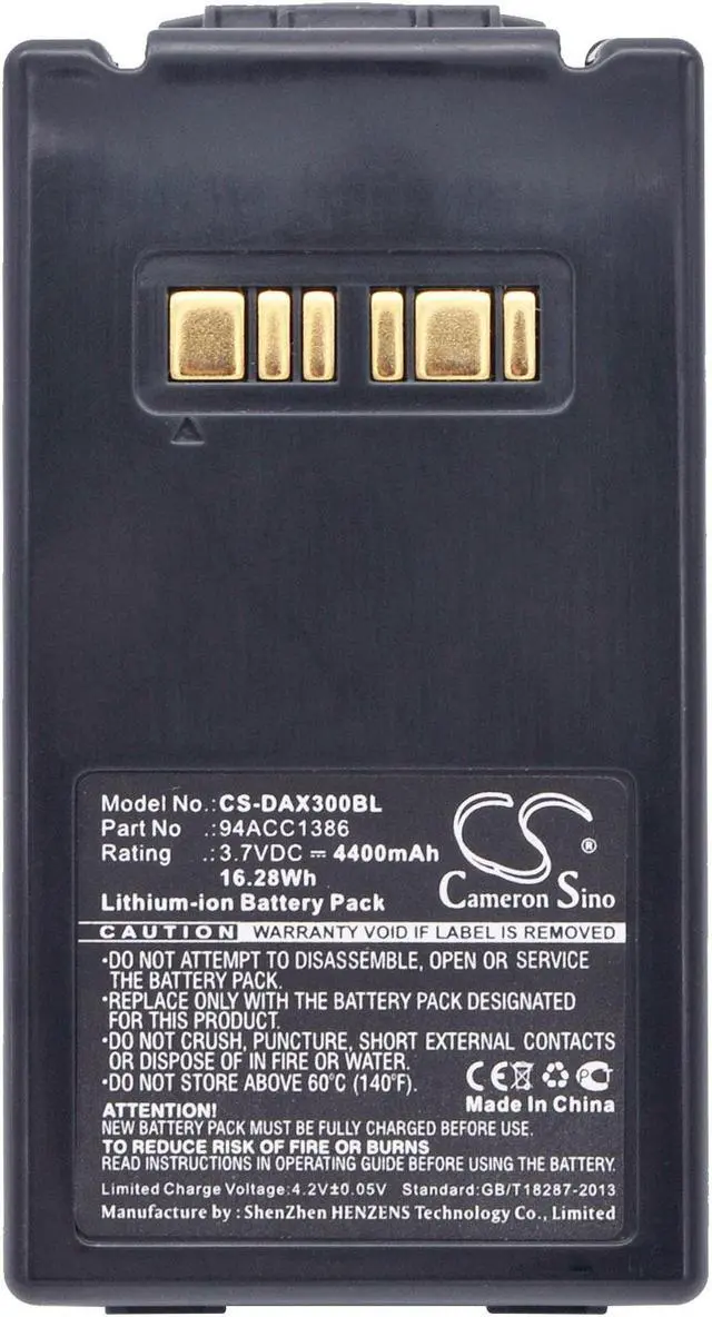 Alt view image 5 of 5 - Estry Battery Replacement for Datalogic Falcon X3 Falcon X3+ Falcon X4 Falcon X3 Plus BT-0016 BT-26 4ACC0046 94ACC1386