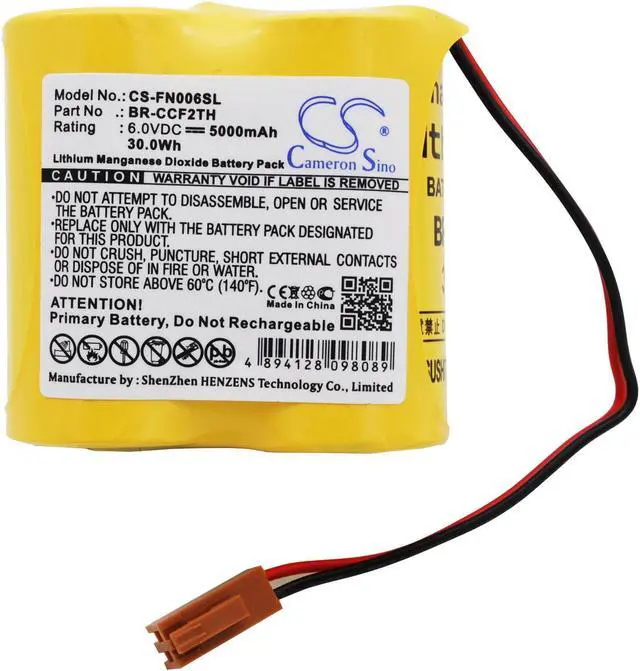 Alt view image 5 of 5 - Estry Battery Replacement for Cutler Hammer A06B-0073-K001 A06B0073K001 A98L00010902 A98L-0001-0902 A98L-0031-00012 A06B-6073-K005 A98L-0031-00011 A06B-6073-K001