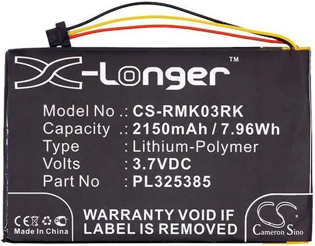 Alt view image 5 of 5 - Estry Battery Replacement for RZ03-0133 Turret Gaming Lapboard RZ84-01330100 PL325385