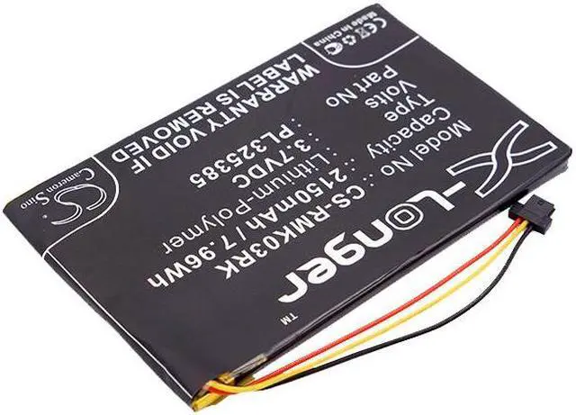 Alt view image 2 of 5 - Estry Battery Replacement for RZ03-0133 Turret Gaming Lapboard RZ84-01330100 PL325385