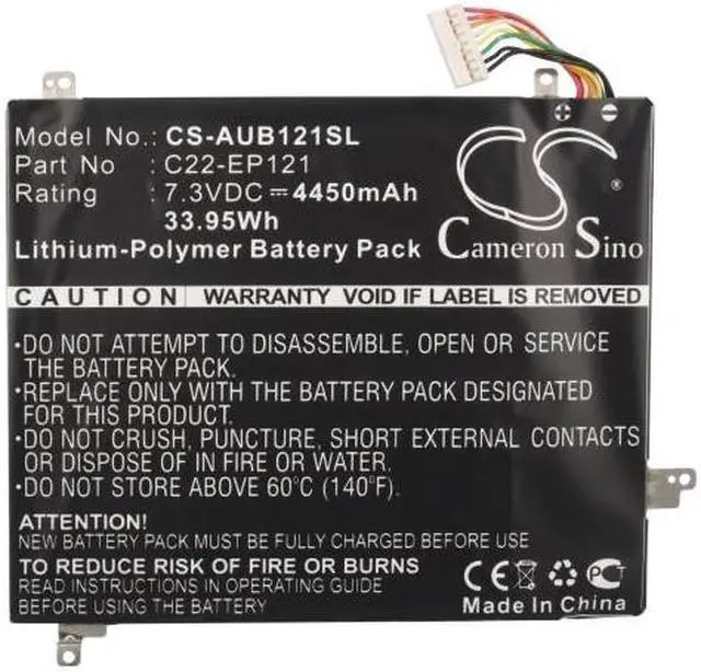 Alt view image 5 of 5 - Estry Battery Replacement for as Eee Slate B121-1A018F Eee Slate B121-1A001F Eee Slate B121-1A010F Eee Slate B121-1A008F Eee Slate B121-1A031F Eee Slate B121-A1 Eee Pad Slate Eee Slate EP121 C22-EP121