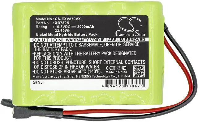 Alt view image 3 of 4 - Estry Battery Replacement for Shark SV780N SV780 SV780_N SV760 XB780N