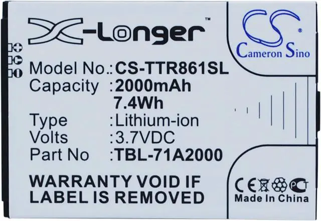Main image of Estry Battery Replacement for TP TL-TR861 TL-TR761 TL-M5350 M5250 ver 1.0 M7350 Ver 5 M7200 M7300 M7200 ver 1.0 M7350 Ver 5.1 M5350 TL-M7300 TBL-71A2000
