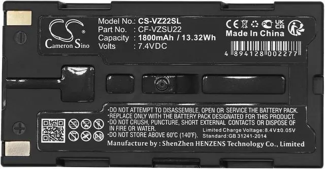Alt view image 5 of 5 - Estry Battery Replacement for TOA Electronics TS-900 TS-902 TS-802 TS-801 TS-800 TS-901 BP-900 BP-900UL