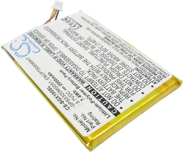 Alt view image 2 of 5 - Estry Battery Replacement for SkyGolf SkyCaddie SGX SkyCaddie Breeze SGX SGXW SkyCaddie SGXw SkyCaddie SGX-W Rangefinder SkyCaddie SGX-W SkyCaddie SGX GPS Rangefinder ENCPT505068HT GPS0320MG051