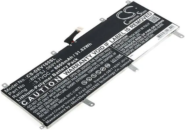 Main image of Estry Battery Replacement for DELL Venue 10 5050 Venue 10 5000 8WP5J 069Y4H