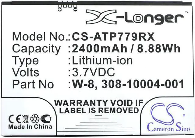Alt view image 3 of 3 - Estry Battery Replacement for AT&T AC797S Explorer 2 NTGR779ABB AirCard 779S AirCard 779S 4G AirCard 810S AC779S AirCard 797S AirCard 810 Unite Express W-7b W-8 308-10004-01