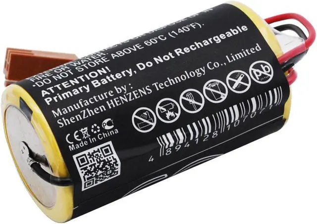 Alt view image 3 of 5 - Estry Battery Replacement for GE Fanuc CNC 16i Fanuc CNC 18i A98L-0031-000 A20B0130K106 A20B-0130-K106 A98L00310007 A98L-0031-0007