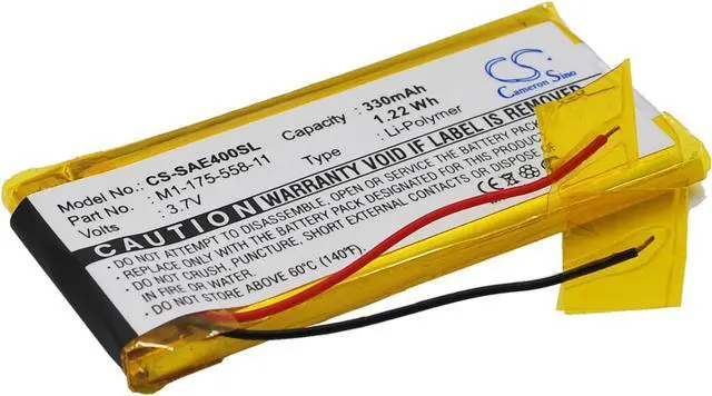Main image of Estry Battery Replacement for NW-E505 NW-E403 NW-E507 NWZ-S544 NW-E407 NW-E405 NW-E503 1-175-558-11 MR11-2788