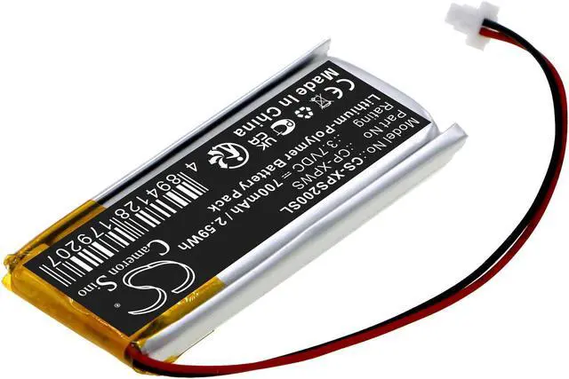 Alt view image 2 of 5 - Estry Battery Replacement for XP Deus WS3 MI-4 Pinpointers WS2 WS4 WS1 WS5 MI-6 Pinpointers CP-XPWS