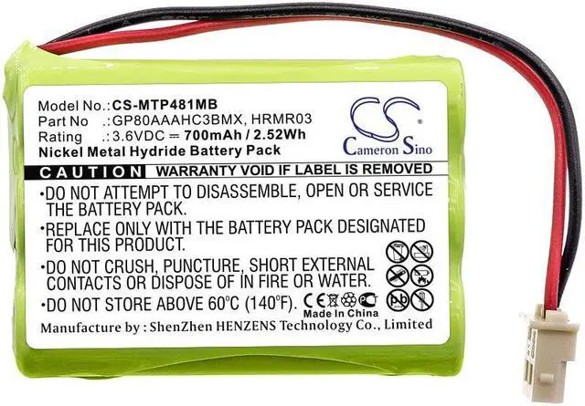 Alt view image 3 of 4 - Estry Battery Replacement for Version MBP33XL MBP482 MBP483 MBP36S MBP36 MBP481 MBP33S