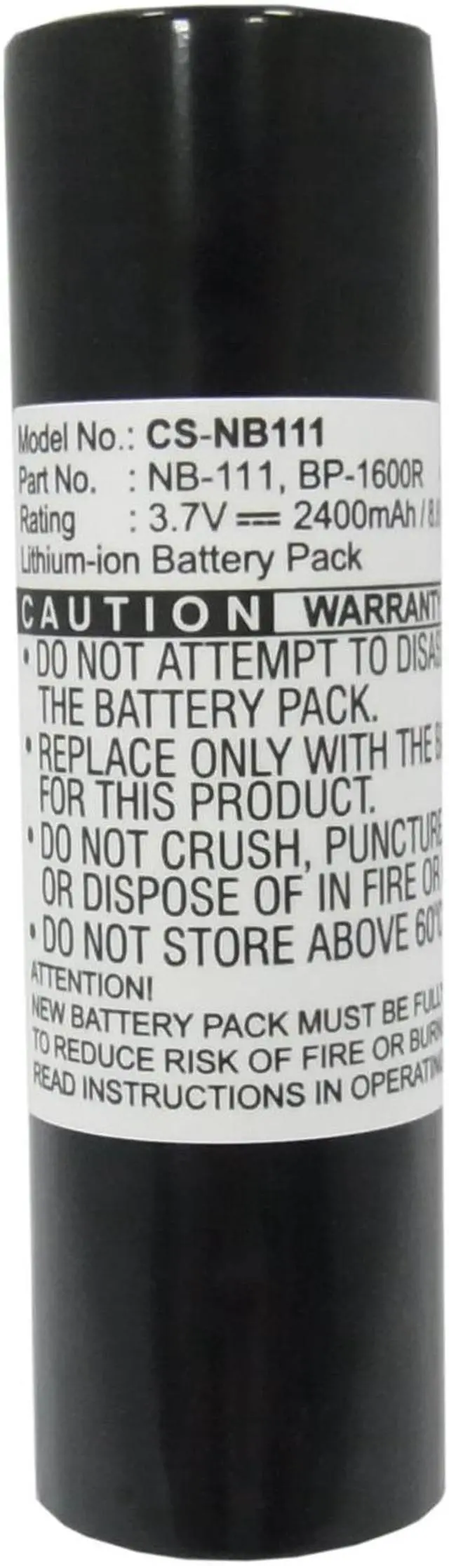 Alt view image 5 of 5 - Estry Battery Replacement for Sharp MD-MS100 MD-CS100 MD-SS70 MD-MS200 AD-MS10BT
