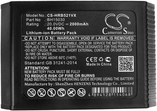 Alt view image 5 of 5 - Estry Battery Replacement for VAX SpotlessGo Cordless BH15030 BH25040