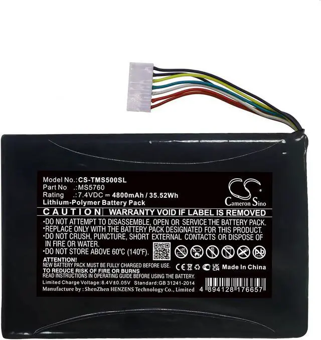 Alt view image 3 of 5 - Estry Battery Replacement for PEOPLENET Trimble MS5N Trimble MS5 MS5760