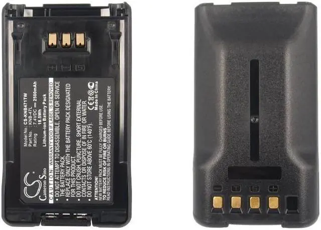 Alt view image 5 of 5 - Estry Battery Replacement for Kenwood TK-3320 NX-200 TK-5220 TK-5320 NX-300 KNB-47L KNB-48L KNB-50NC