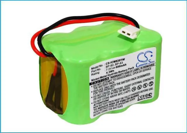 Main image of Estry Battery Replacement for ICOM IC-2SAT IC-2SE IC-W2A IC-4SA IC-24AT IC-2SET IC-4SE IC-CM89 IC-45SE IC-R1 IC-25RA IC-24ET IC-2SA IC-3SAT IC-CM8 IC-45A IC-M7 BP-84 BP-82 BP-85 94506577 BP-83
