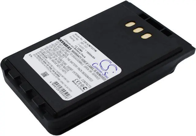 Alt view image 3 of 5 - Estry Battery Replacement for ICOM ID-31E ID-51E ID-31A ID-51A BP-722