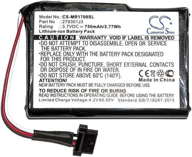 Alt view image 3 of 4 - Estry Battery Replacement for Magellan RoadMate 1700 2793801J3