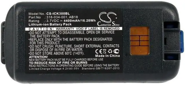 Alt view image 5 of 5 - Estry Battery Replacement for Intermec EDA61K CK3B CK3X CK3R CK3A CK3C1 CK3C CK3N1 CK3N CK3 AB17 318-033-001 318-033-021 318-034-001 AB18