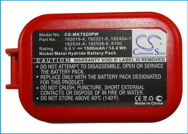 Alt view image 5 of 5 - Estry Battery Replacement for 6798FD 6940DWA 6797D 6791D 6791DW 6201DW 6704D 6797FD 6903VDW 6400DW 6903VD 9102 192321-5 192019-4 9100 9100A 9101A 192534-8 9101 192534-A 192404-1 192535-6 9102A