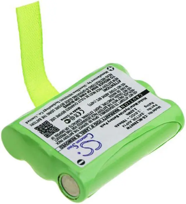 Alt view image 2 of 5 - Estry Battery Replacement for Midland X-Talker T61 LXT630 X-Talker T65 X-Talker T55 LXT600 X-Talker T51 XT50 XT60 BATT3R AVP14 PB-X6