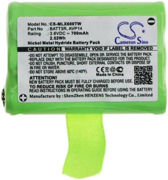 Alt view image 5 of 5 - Estry Battery Replacement for Midland X-Talker T61 LXT630 X-Talker T65 X-Talker T55 LXT600 X-Talker T51 XT50 XT60 BATT3R AVP14 PB-X6