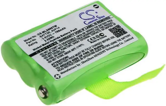 Main image of Estry Battery Replacement for Midland X-Talker T61 LXT630 X-Talker T65 X-Talker T55 LXT600 X-Talker T51 XT50 XT60 BATT3R AVP14 PB-X6