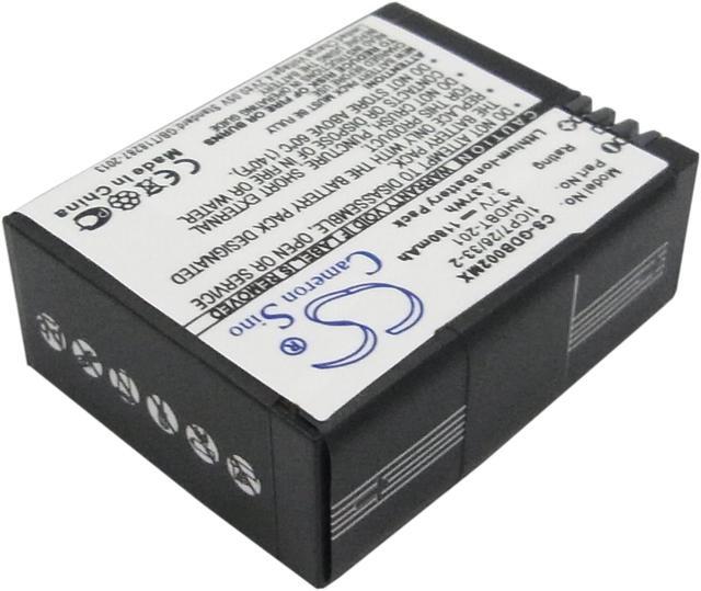 Alt view image 2 of 5 - Estry Battery Replacement for GP HD Hero3 White Edition Hero 03 Hero 3+ HD Hero3 Black Edition HD Hero3+ Black Edition Hero 3 AHDBT-302 AHDBT-301 601-00724-00A 1ICP7/26/33-2 AHDBT-201