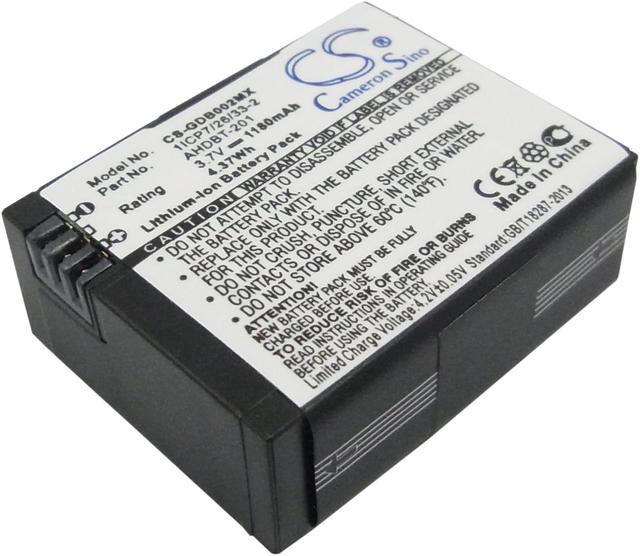 Main image of Estry Battery Replacement for GP HD Hero3 White Edition Hero 03 Hero 3+ HD Hero3 Black Edition HD Hero3+ Black Edition Hero 3 AHDBT-302 AHDBT-301 601-00724-00A 1ICP7/26/33-2 AHDBT-201