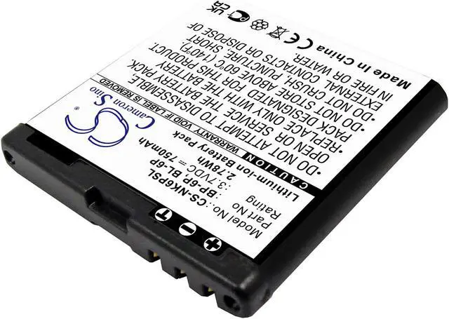 Alt view image 2 of 4 - Estry Battery Replacement for 6500C 7900 6500 Classic 7900P 6500 BP-6P BL-6P