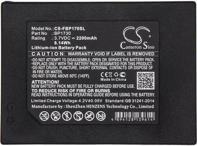 Alt view image 3 of 3 - Estry Battery Replacement for Fluke 1730 Energie Logger 1730 Three-Phase Electrical En 1730 4389436 4146702 BP1730 BP1730-2009