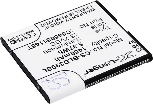 Alt view image 2 of 5 - Estry Battery Replacement for BLU D141T Dash J Dash J 4.0" Dash JR TV D050L Dash L D070X D390x D070 D050u D352L D390U C545051145T