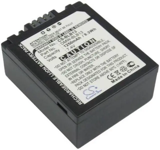 Main image of Estry Battery Replacement for Lumix DMC-G1KEB-R Lumix DMC-G2A Lumix DMC-G1W Lumix DMC-GH1KEB-K Lumix DMC-G1K Lumix DMC-G2B Lumix DMC-G10 Lumix DMC-GF1K DMW-BLB13 DMW-BLB13PP DMW-BLB13GK DMW-BLB13E