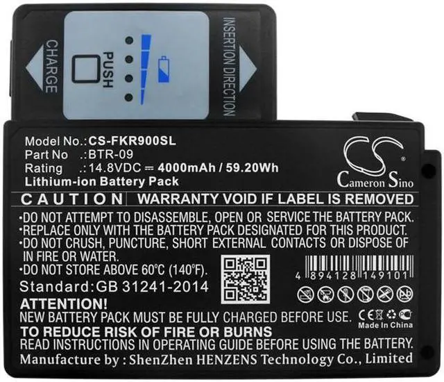 Alt view image 3 of 3 - Estry Battery Replacement for Fujikura FSM-702R FSM-62S FSM-602S FSM-80C+ FSM-80C FSM-70R FSM-61S FSM-70S FSM-80S FSM-601S BTR-09