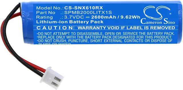 Alt view image 3 of 5 - Estry Battery Replacement for Spektrum Transmitter NX6 Transmitter NX8 SPMB2000LITX1S