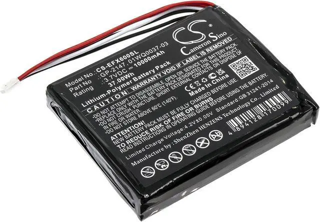 Main image of Estry Battery Replacement for EXFO MAX-605 MAX-610 MAX-635 MAX-630 MAX-625 MAX-630G MAX-600 MAX-635G GP-2147 01WQ0037-03