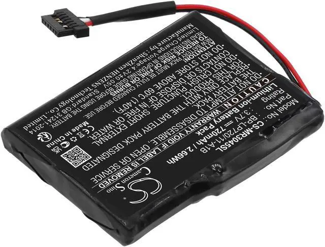 Alt view image 2 of 5 - Estry Battery Replacement for Becker Ready 50 EU20 LMU Active 43 Transit Ready 43 Traffic Transit 50 Traffic Assist Pro 7977 Traffic Assist Pro 7927 Ready 50 EU20 Ready 50 LMU Ready 50 LMU Plus