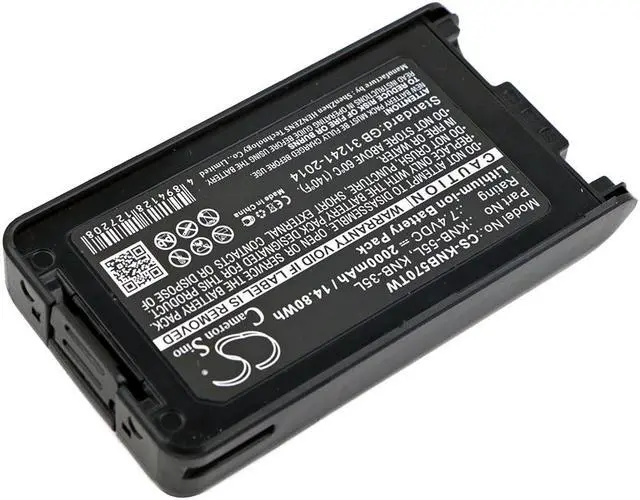 Alt view image 2 of 5 - Estry Battery Replacement for KENWOOD NX-3320 NX3320 TK-3160 TK-2360 NX3200 TK-3148 TK-3178 TK-3360 TK-3170 TK-3173 NX3220 TK-2170M NX-320 KNB-24L KNB-78L KNB-56N KNB-57L KNB-79LC KNB-35L KNB-55L