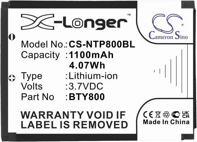Alt view image 3 of 4 - Estry Battery Replacement for CipherLab CPT-8300 8000 8200 8230 8300 CPT8200 Laser BA-80S1A2 KB1B371200005