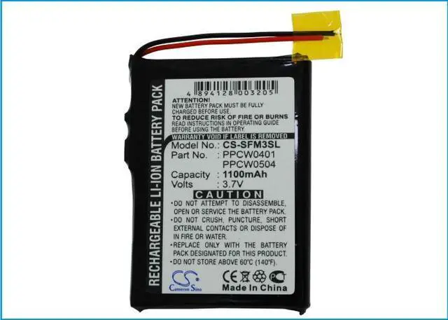 Alt view image 5 of 5 - Estry Battery Replacement for JNC SSF-M3 20GB PPCW0401 PPCW0504