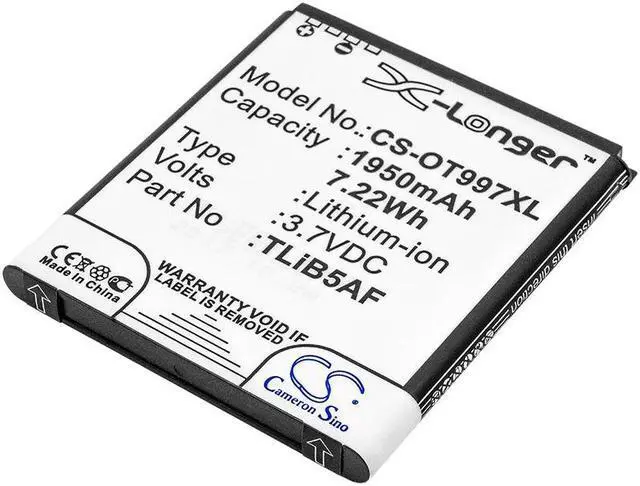 Main image of Estry Battery Replacement for TCL MW40 MW40CJ MW40VD J160 MW40V S710 S800 TLiB5AF TLiB32E CAB32E0000C1 CAB32E0002C1