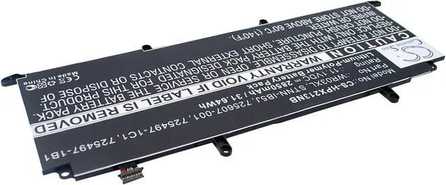 Main image of Estry Battery Replacement for Split 13-M210CA X2 Split 13-M118TU X2 Split 13-M103TU X2 Split 13-g100 x2 725497-2B1 WR03032XL HSTNN-XXXX 725607-001 725497-1C1 WR03XL WRO3XL 725497-1B1 STNN-IB5J